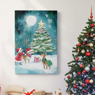 Art des Fêtes de Noël - Toile tendue avec châssis DCCLXIV
