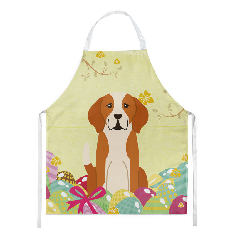 Tablier œufs de pâques, Jaune / Havane, Foxhound anglais