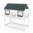 Twin Over Twin Bunk Bed Wood Bed With Roof, Window, Guardrail And Ladder-645205889