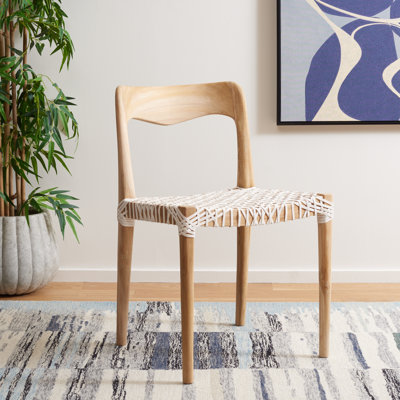 Chaise d'appoint Aruna en beige / crème