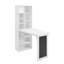 Bureau de bureau mural pliable avec tableau noir et tablette latérale pliable-753567340