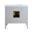 Meuble-lavabo autoportant à simple cuve