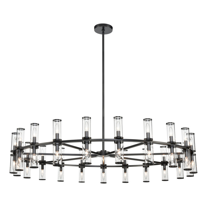 Revolve 42 - Light Chandelier, Urban Bronze