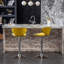 Tabouret de bar réglable en velours, ensemble de 2-799893246