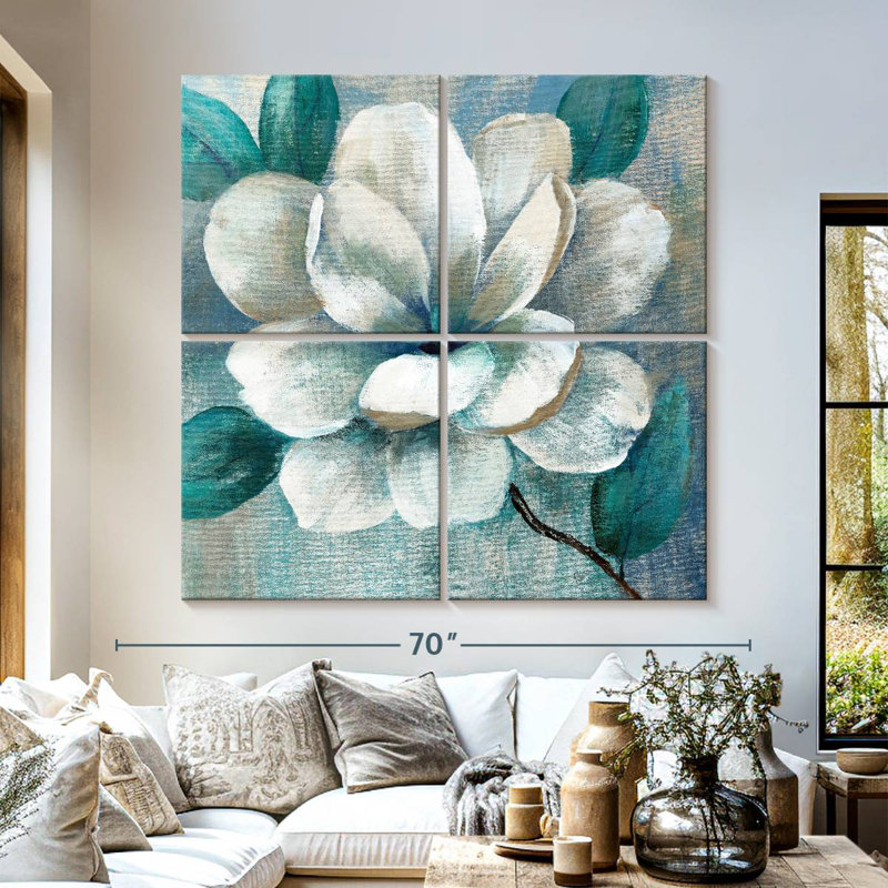Harnais sarcelle Magnolia II, H 57 po x l 57 po