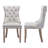 Almerinda Tufted Flax Upholstered Back Dining Chair-484154417-533324188
