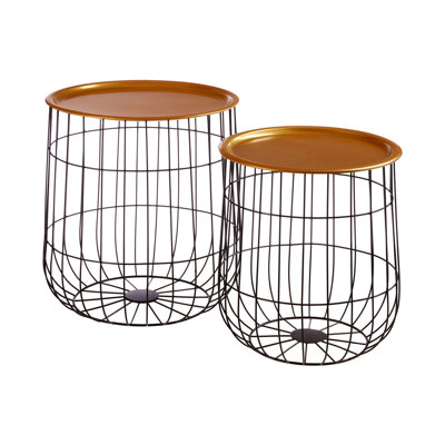 Schaffner Tray Top Frame Side Table Set