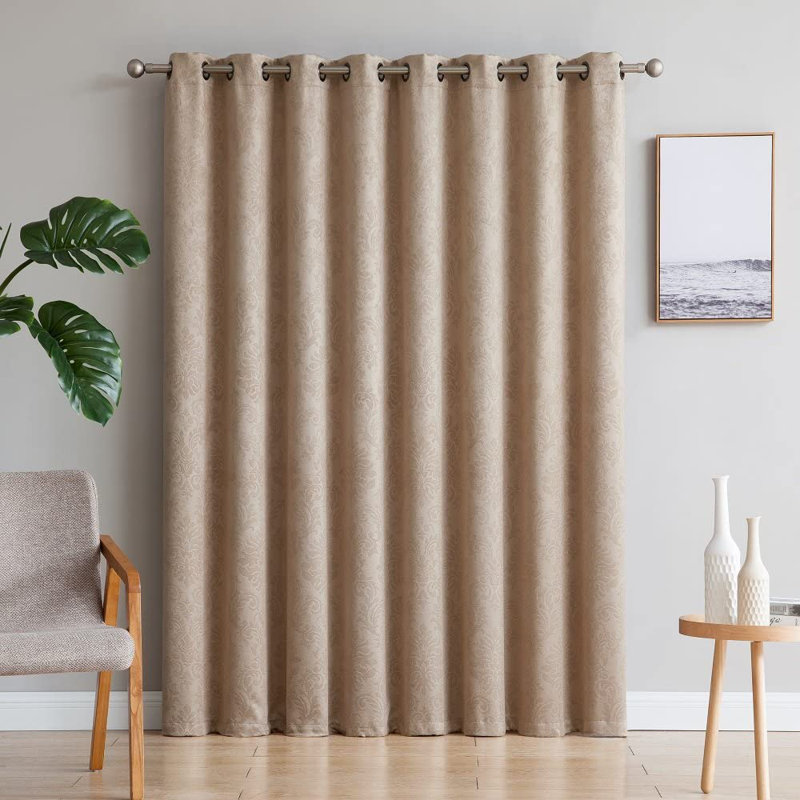Panneau de rideau obscurcissant Nakagawa, Taupe, L 102 po x L 96 po