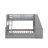Twin Over Full Bunk Bed With Trundle And Desk, Three Storage Drawers And Shelf-954859155