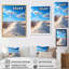 Coastal Wind Dunes II - impressions sur toile, paysage et nature-1369403984-1369403987