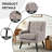 Bolanle 30" W Tufted Wide Back Accent Armchair-582471475