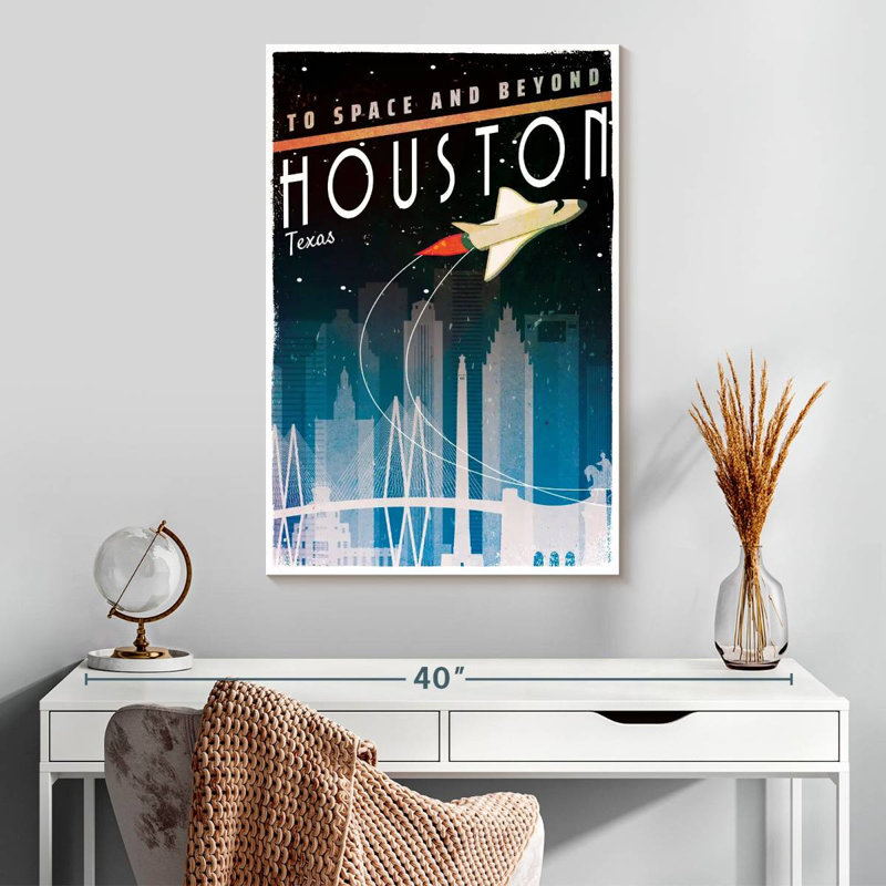 Au-delà de Houston, H 30 po x l 20 po