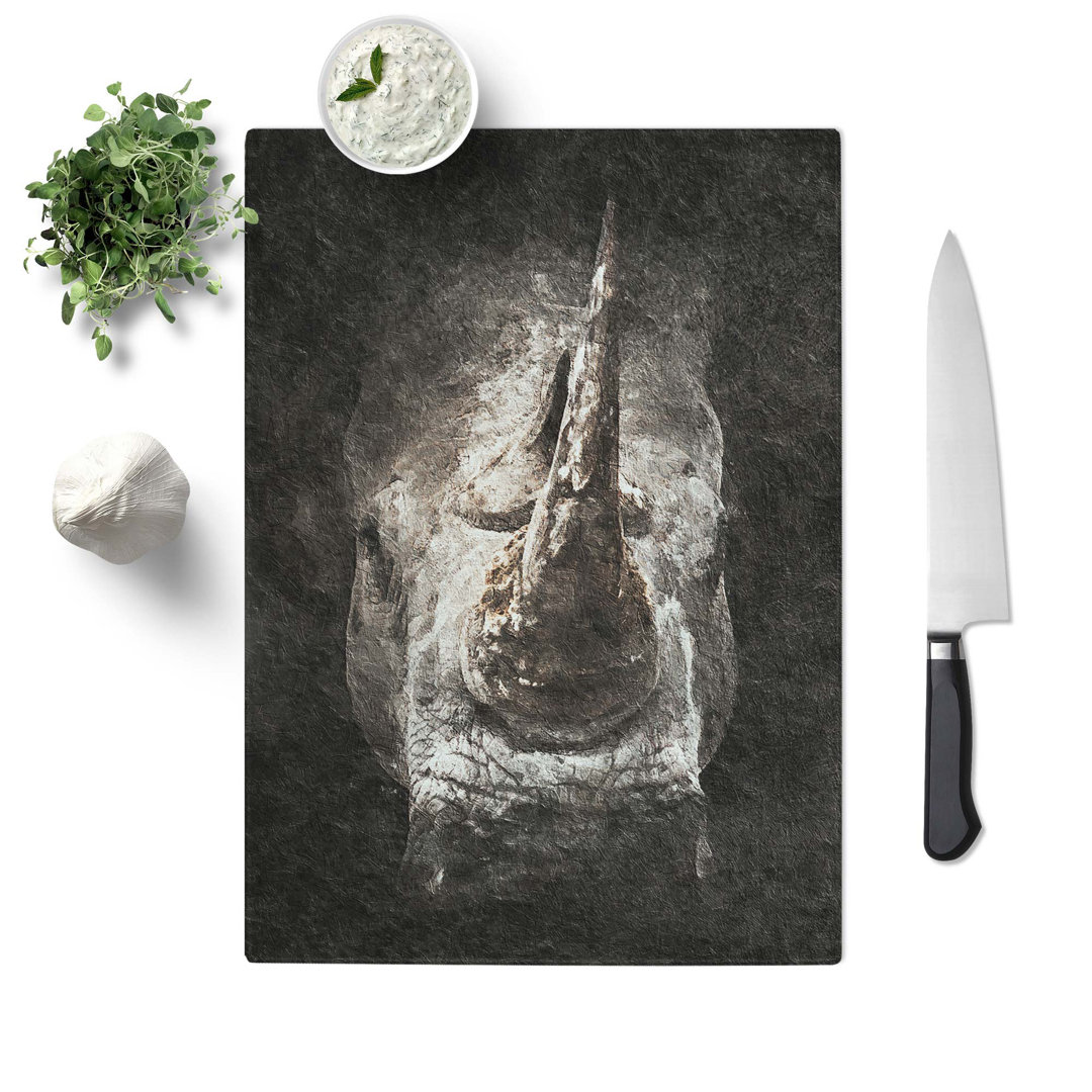 Tempered Glass Rhino Chopping Board
