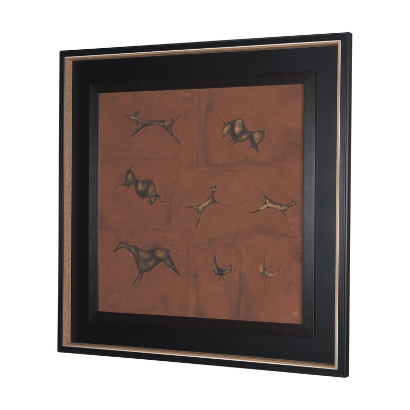 «Stone Age I» par Studio M, reproduction d'art encadrée sous verre, Âge de pierre I