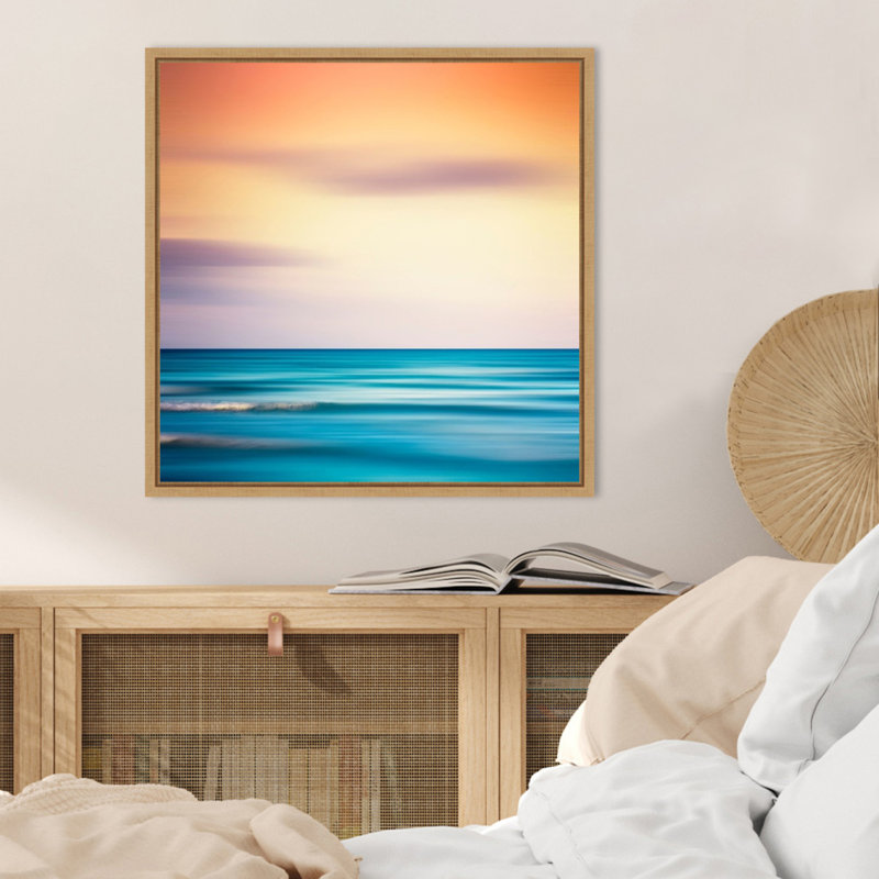 «Sunset Shimmer» par Dirk Wustenhagen, reproduction d'art sur toile encadrée, H 22 po x l 22 po