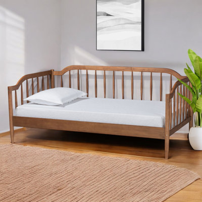 Kadeedra Parson Classic Mid-Century Modern Wood Daybed