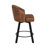Elyan Swivel Upholstered Counter Stool with Metal Frame-100088924