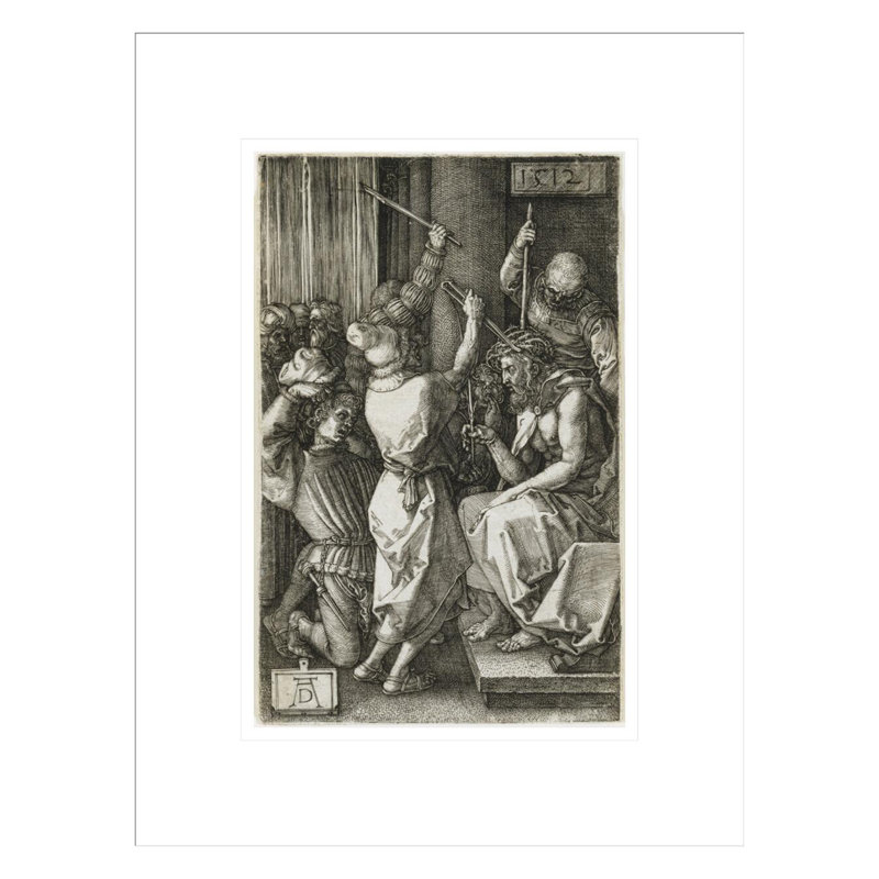 «Christ Crowned with Thorns» par Albrecht Dürer, impression giclée sur cadre, H 16,75 po x l 12,84 po