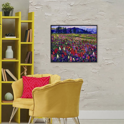 Giclée encadrée Roadside Rhyth Meadow, design par Lee Ann Zirbes