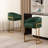 Sistrunk Velvet Tufted Bar Stool with Metal Frame-806492618