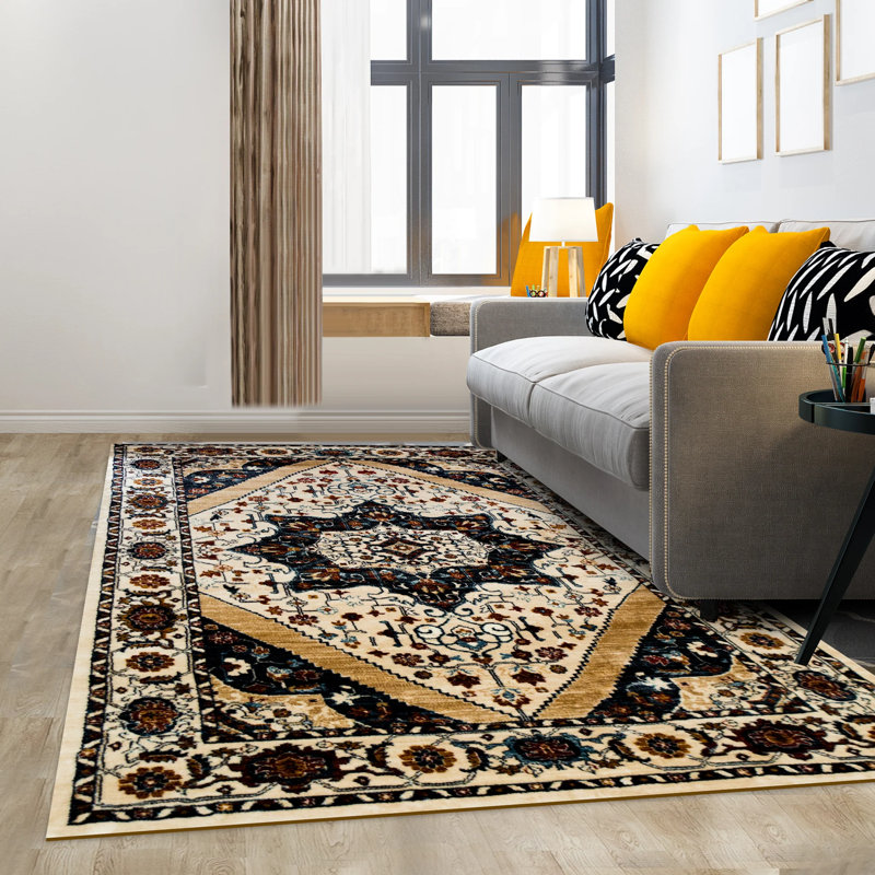 Neymar Abstract Area Rug, Rectangle 200 x 300cm