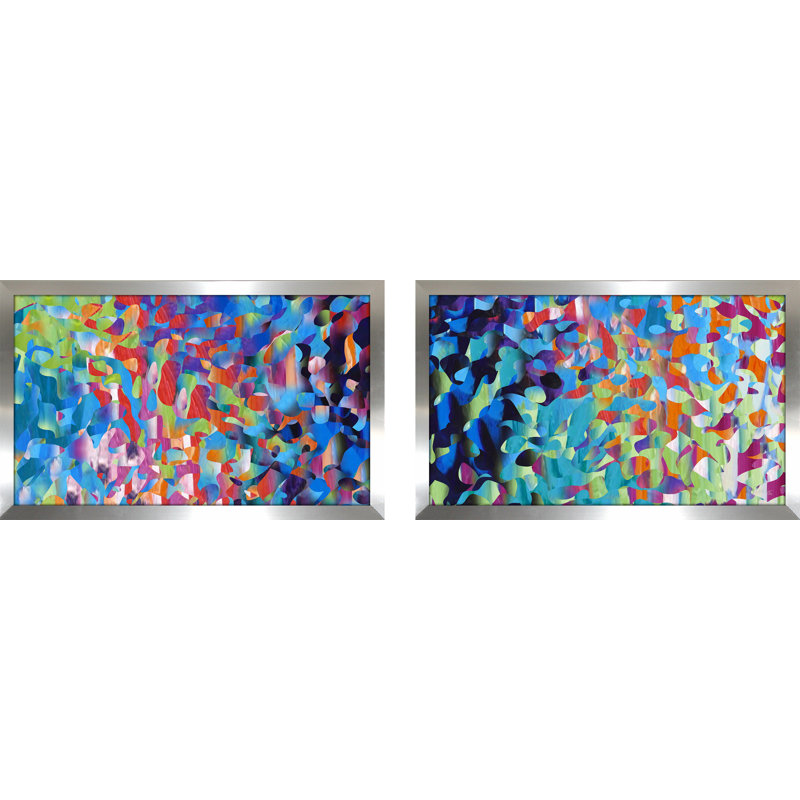 «Caught up Together I 1 Thessalonians 4: 17 I», ensemble de 2 reproductions d'art graphique encadrées sur acrylique