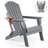 Uniopolis Foldable Outdoor Adirondack Chair-1556947420