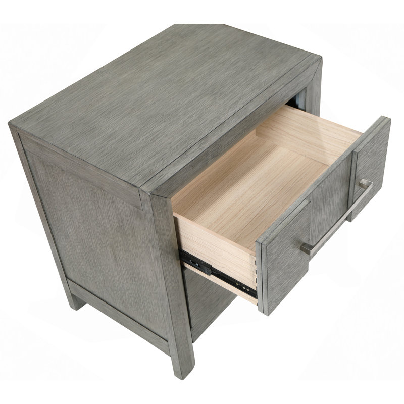 Selena Modern & Contemporary Nightstand Made With Wood