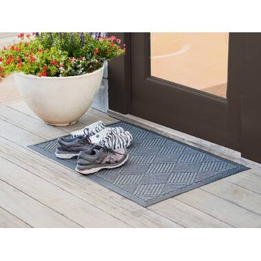 Latitude Run® Wendela Non-Slip Chevron Outdoor Doormat