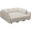 Canapé-lit modulaire surdimensionné en U avec chenille Uthyr Chenille-106913478-106913398