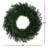 Artificial Canadian Pine Wreath Unlit-1626348899