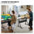 Craft and Drawing Table Workstation with Stool, Drafting Table with Slide-Out Tabletop and Drawers