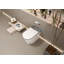 MEJE Simple and Elegant One Piece Smart Toilet, Heated Bidet with Dryer and Warm Water, Auto Flush, Auto Open and Close, with Remote Control, Night Light, White