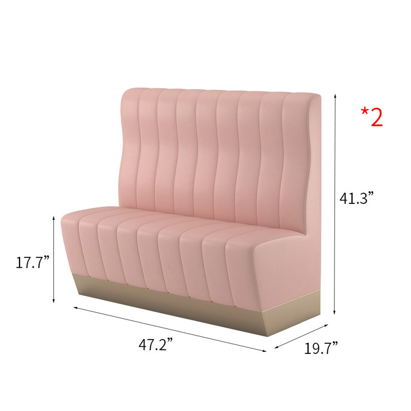 Dache 47.2'' Faux Leather Loveseat