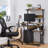 3-Tier Rolling Computer Desk with Charging Station, USB Ports, and Keyboard Tray for Home Office-107559386