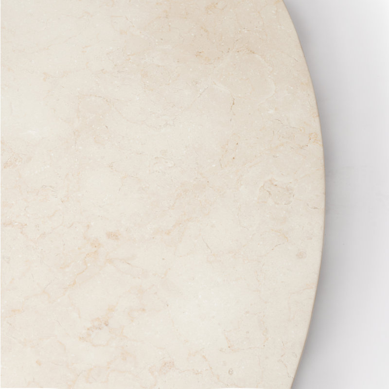 Laurel - cocktail rond - miel, H 16 po x L 60 po x l 60 po