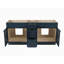 Base de meuble-lavabo double 72 po Disar-119695890