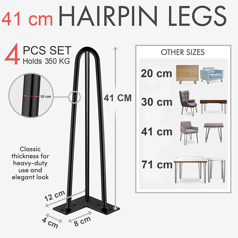 Table Leg, 41cm H