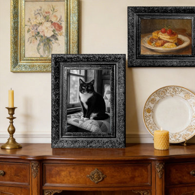 Black 1PC Timeless Picture Frame for 11" x 14" Photos and Wedding Photo Display