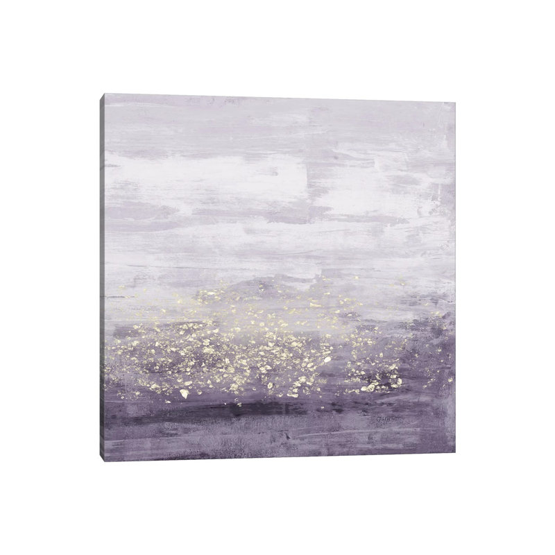 Amethyst Glitter I by Jennifer Goldberger - Wrapped Canvas Painting, 93.98 cm H x 93.98 cm W x 1.91 cm D