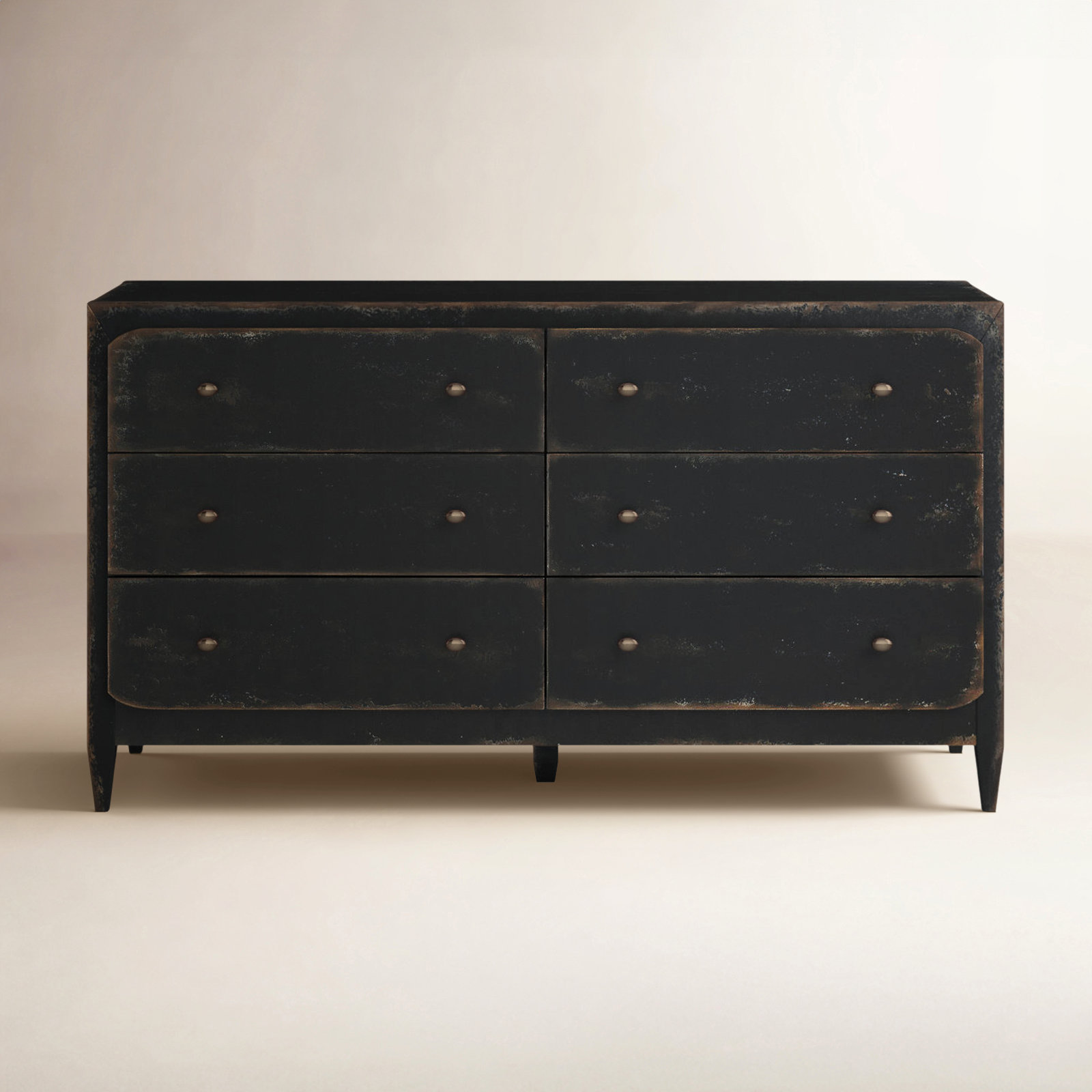 Chamberlain 6 - Drawer Dresser, Black