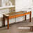 Nessie Seagrass Wood Bench