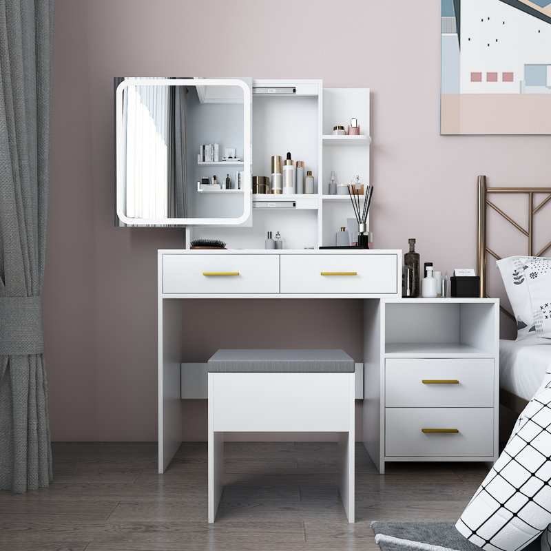 Antonyio Dressing Table with Mirror