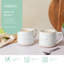 Mikasa Farmhouse Heart Stoneware Mugs, 380ml, White