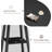 47.2" Round Dining Table for 4‑6, Industrial Kitchen Table with Metal Pedestal Base & Storage Shelf-973922977