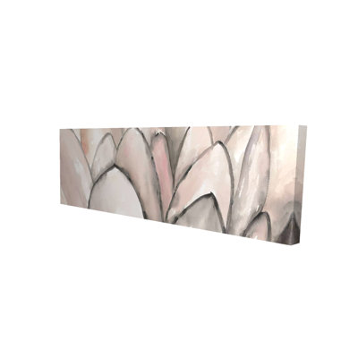 Blush Pink Flower Canvas | Bedroom Wall Art Home Decor