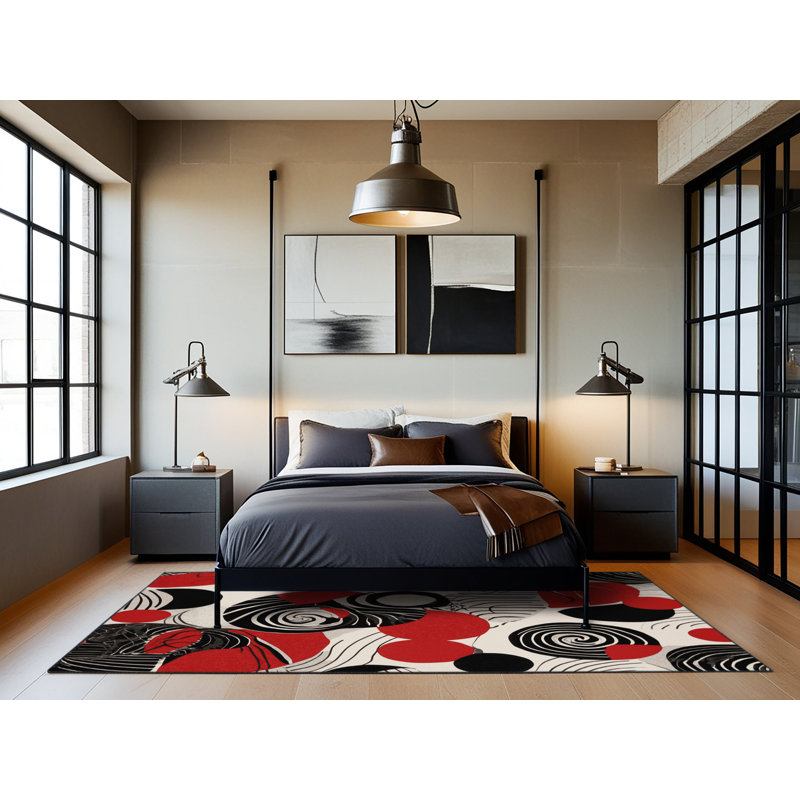 Radiant Flow Rug, Square 4'