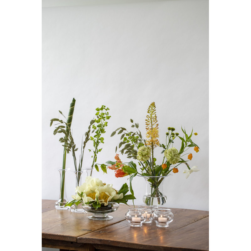 Old English Handmade Glass Table Vase