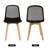 Modern PP Dining Chair with Beech Wood Legs, Kitchen & Dining Room Chairs SH-C-87978666