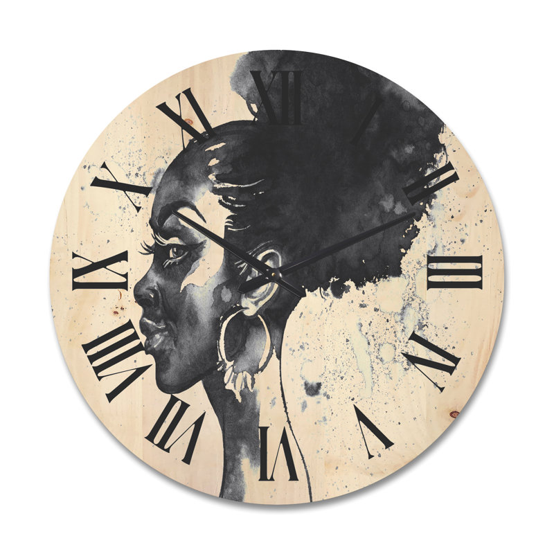 Horloge murale en bois, Très grand